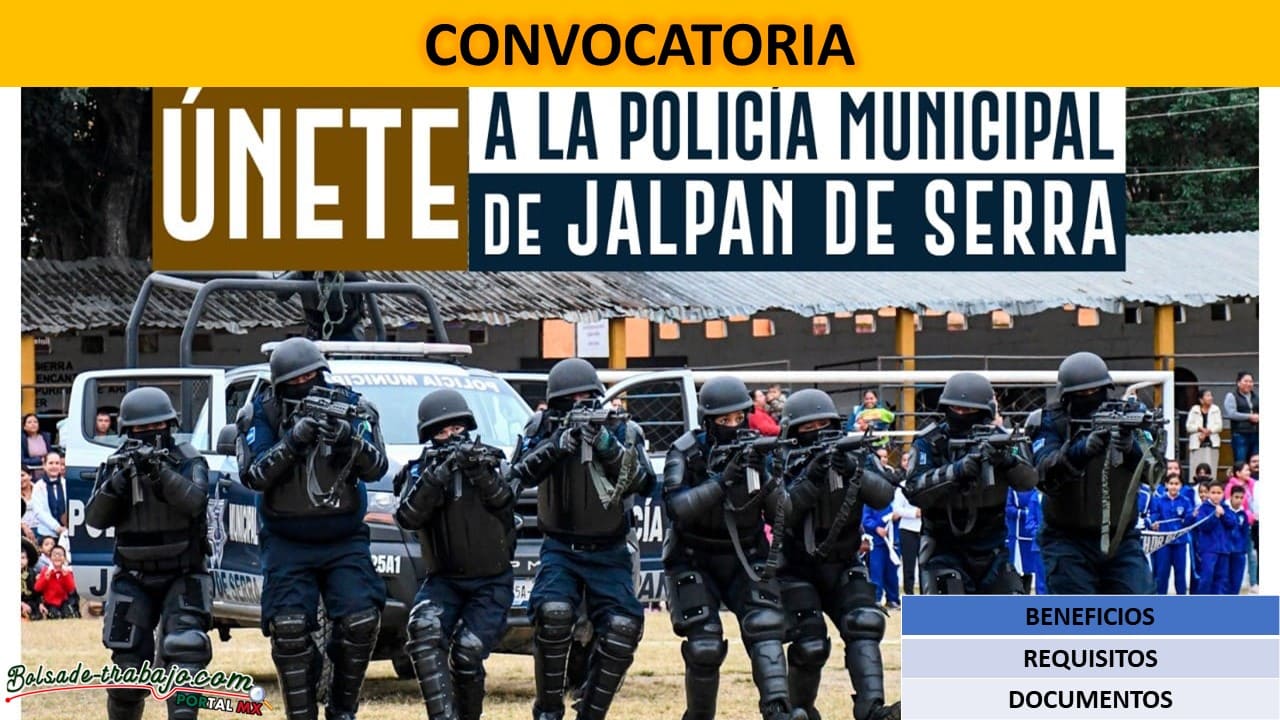 Convocatoria Policía Municipal de Jalpan de Serra, Querétaro