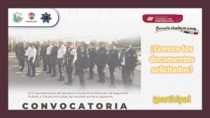 Convocatoria Policía Municipal de Navolato, Sinaloa