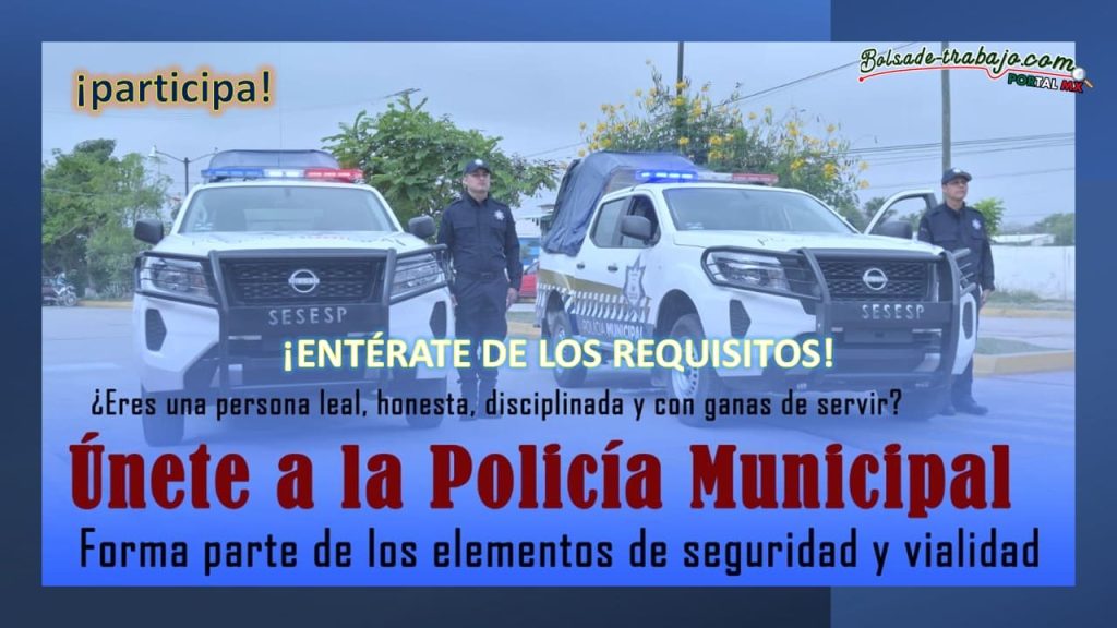 Convocatoria Policía Municipal de Ocozocoautla de Espinoza, Chiapas