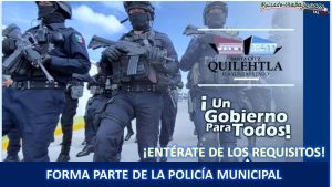 Convocatoria Policía Municipal de Quilehtla, Tlaxcala
