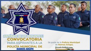 Convocatoria Policía Municipal de Ramos Arizpe, Coahuila