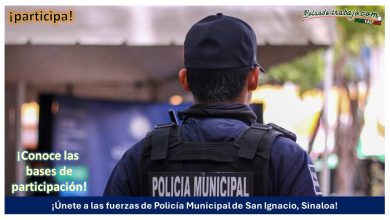 Convocatoria Policía Municipal de San Ignacio, Sinaloa
