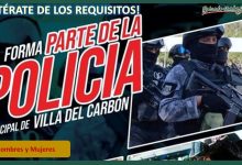 Convocatoria Policía Municipal de Villa del Carbón, Estado de México