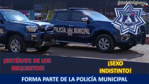 Convocatoria Policía Municipal en Acaxochitlán, Hidalgo