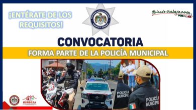 Convocatoria Policía Municipal en Camerino Z. Mendoza, Veracruz