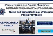 Convocatoria Policía Municipal en Colón, Querétaro