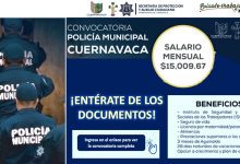 Convocatoria Policía Municipal en Cuernavaca, Morelos