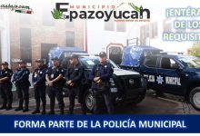 Convocatoria Policía Municipal en Epazoyucan, Hidalgo