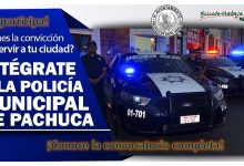 Convocatoria Policía Municipal en Pachuca de Soto, Hidalgo
