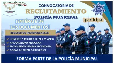 Convocatoria Policía Municipal en Piedras Negras, Coahuila