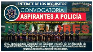 Convocatoria Policía Municipal en Pisaflores, Hidalgo