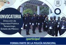Convocatoria Policía Municipal en Tenancingo, Estado de México