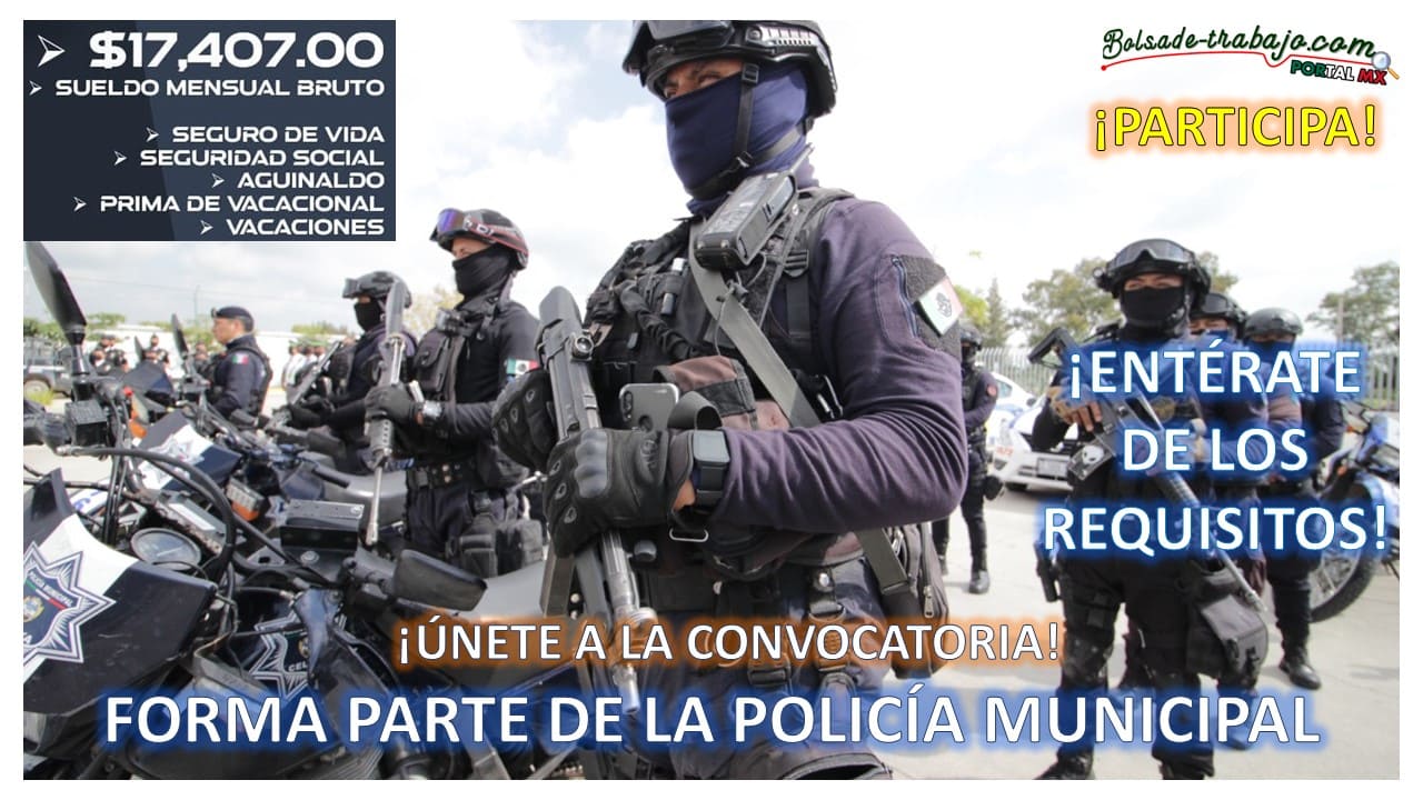 Convocatoria Policía Municipal en Valle de Santiago