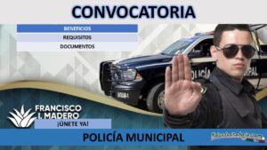 Convocatoria Policía Municipal Francisco I. Madero, Hidalgo
