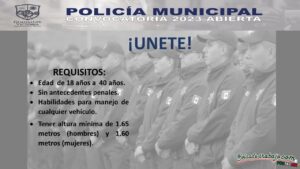 Convocatoria Policía Municipal de Guadalupe Victoria