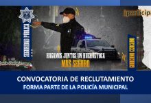Convocatoria policía Municipal Huehuetoca, Estado de México
