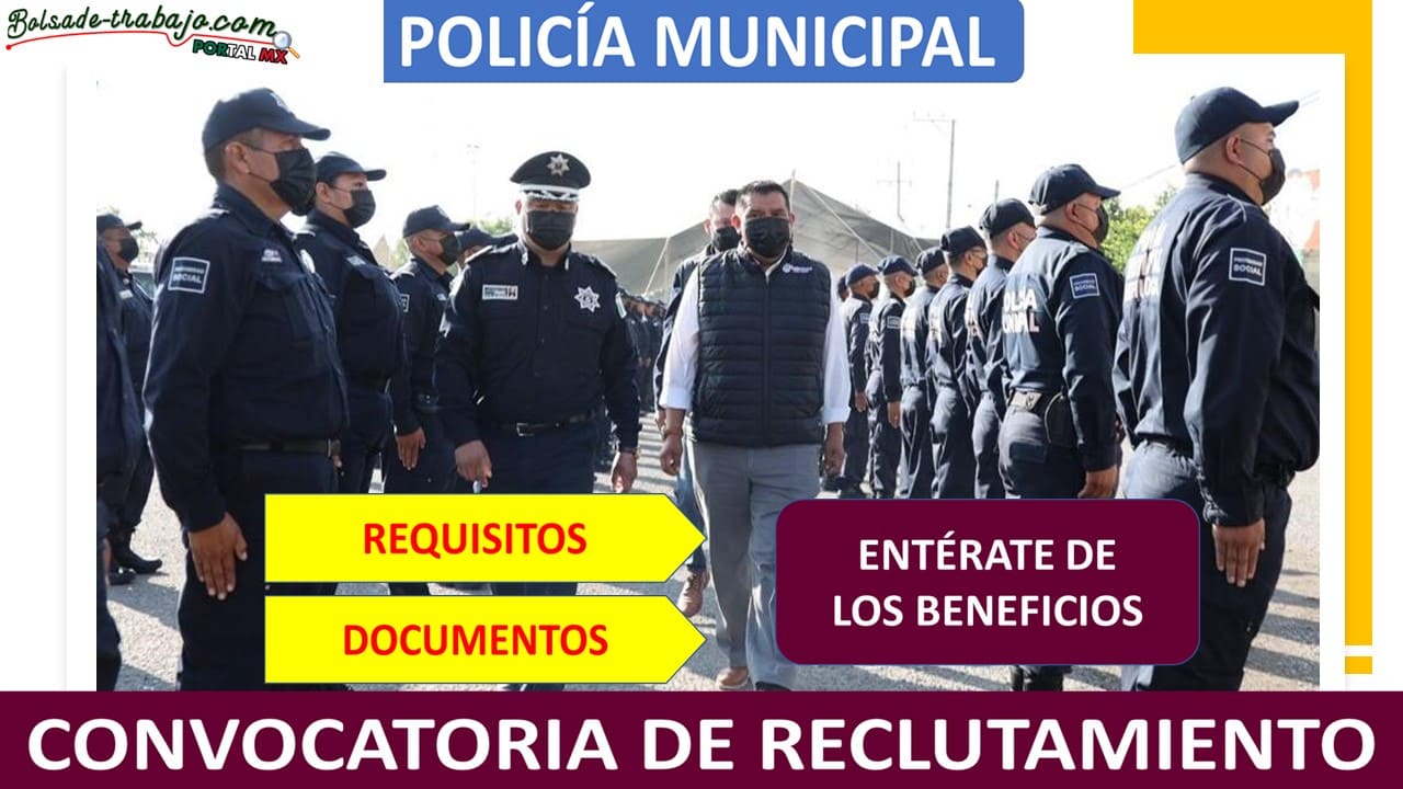 Convocatoria Policía Municipal de Huehuetoca, Estado de México