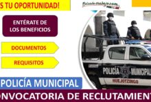 convocatoria Policía Municipal de Huejotzingo,Puebla