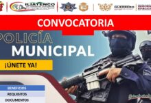 Convocatoria Policía Municipal Iliatenco, Guerrero