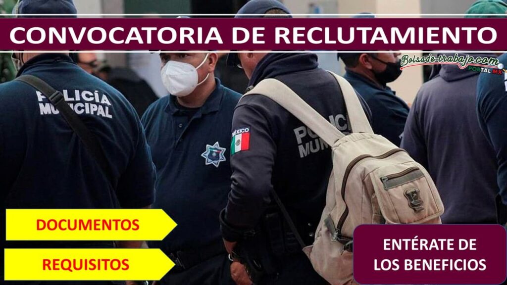 Convocatoria Policía Municipal Juventino Rosas, Guanajuato