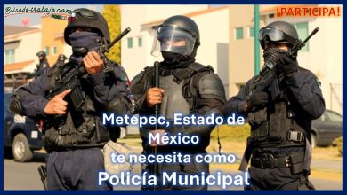 Convocatoria Policía Municipal Metepec. Estado de México