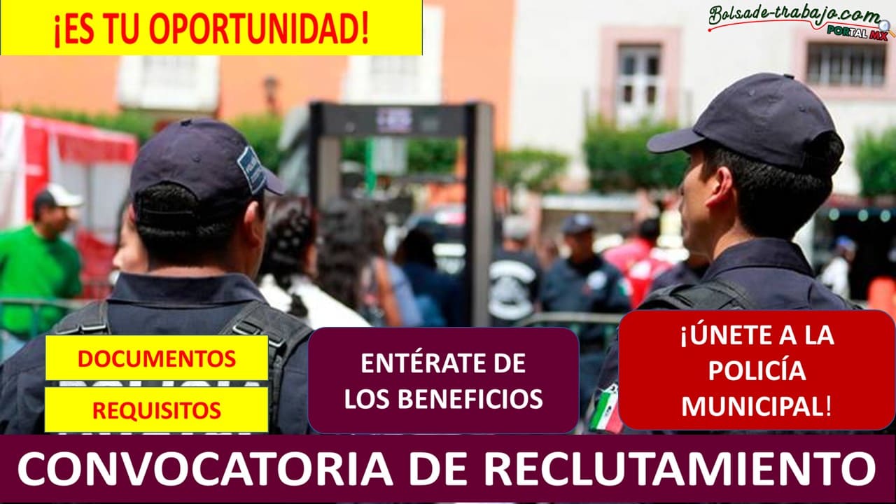 Convocatoria Policía Municipal Muñoz de Domingo Arenas, Tlaxcala