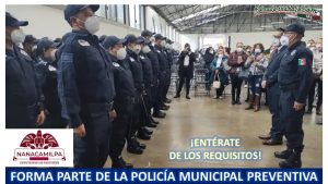 Convocatoria Policía Municipal Preventivo en Nanacamilpa de Mariano Arista, Tlaxcala