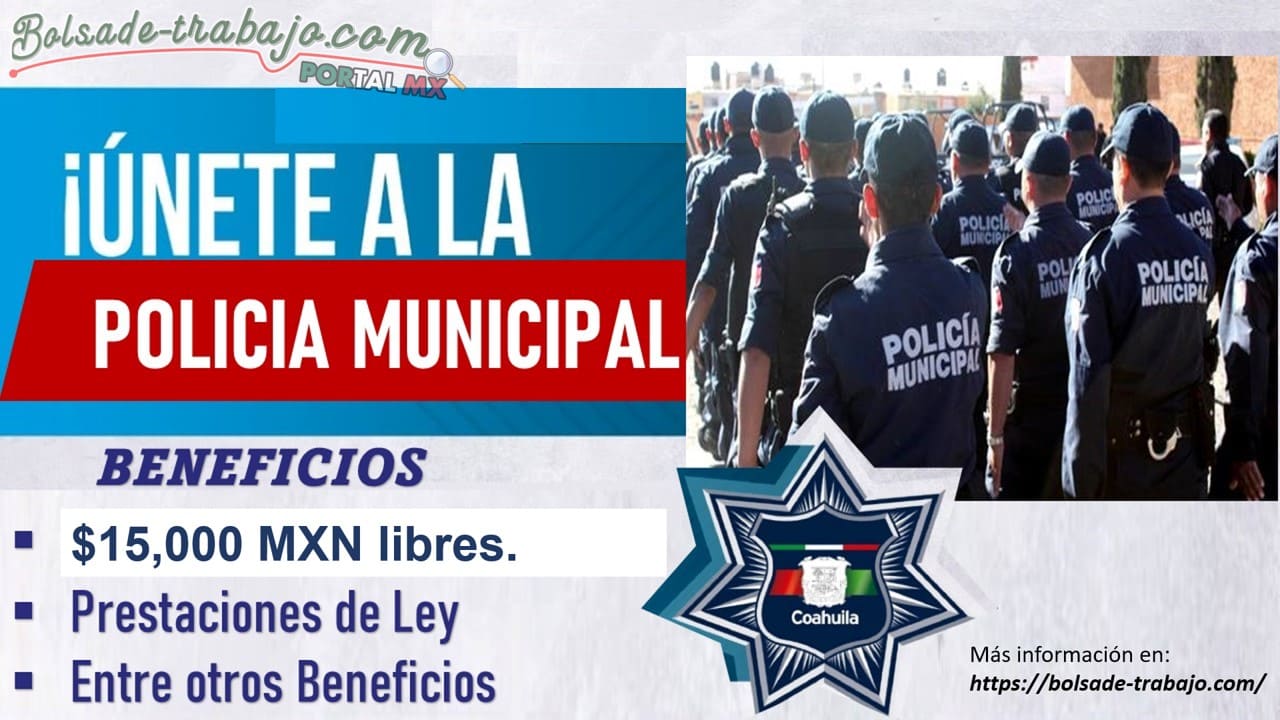 Convocatoria Policía Municipal Ramos Arizpe, Coahuila