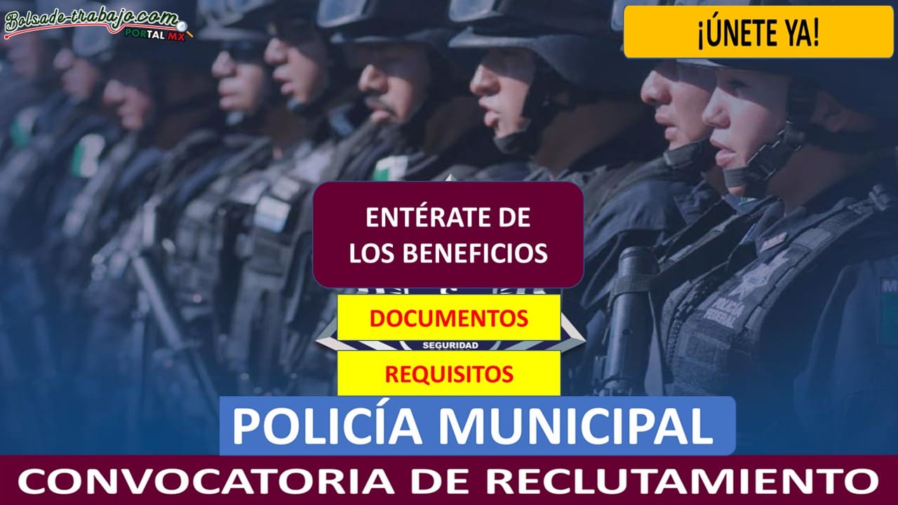 Convocatoria Policía Municipal San Salvador el Seco, Puebla