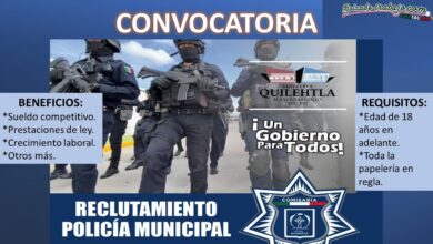 Convocatoria Policía Municipal Santa Cruz Quilehtla