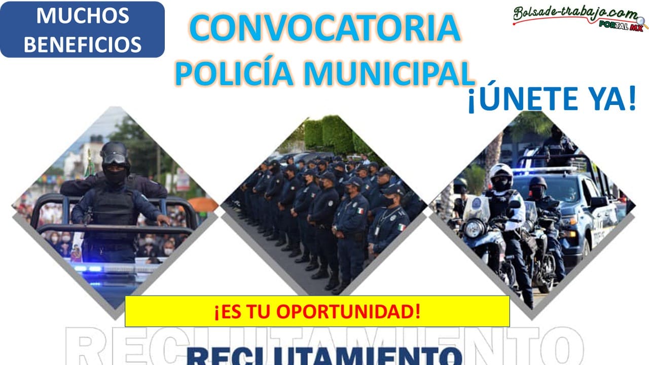Convocatoria Policía Municipal Temixco, Morelos