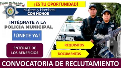 Convocatoria Policía Municipal de Tihuatlán, Veracruz