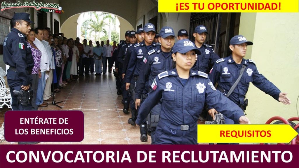 Convocatoria Policía Municipal de Tlacotalpan, Veracruz