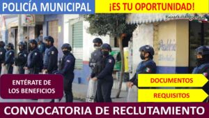 Convocatoria Policía Municipal Tlahuapan, Puebla