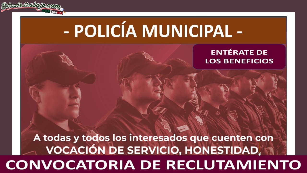 Convocatoria Policía Municipal de Tultepec, Estado de México