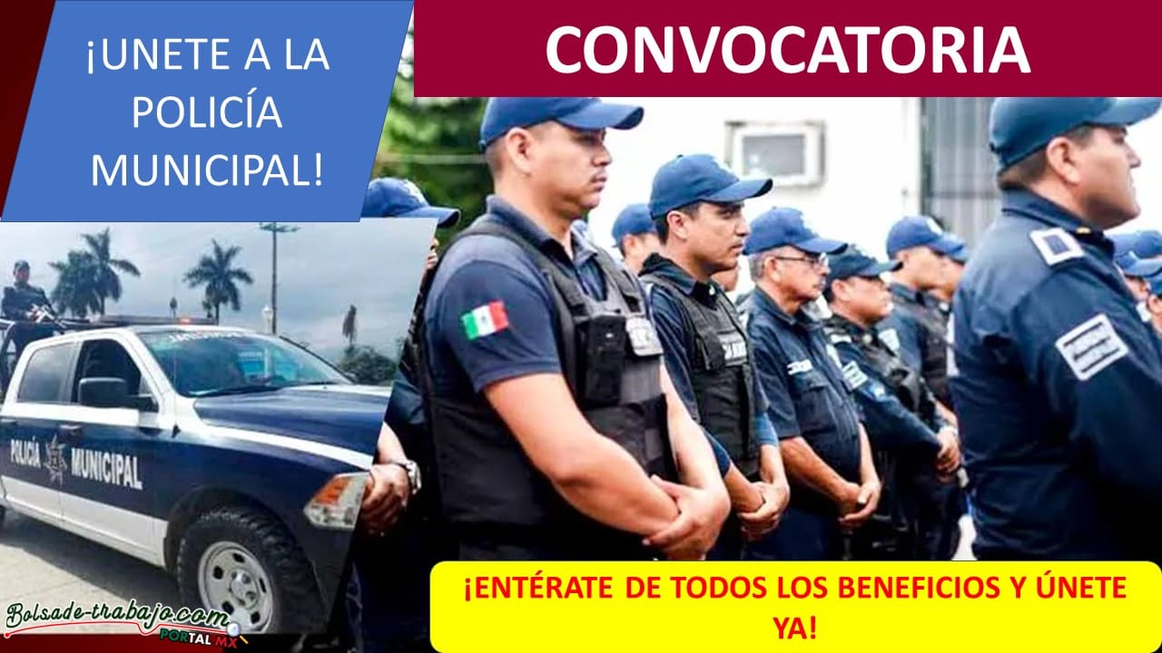 Convocatoria Policía Municipal Tuxpan, Veracruz