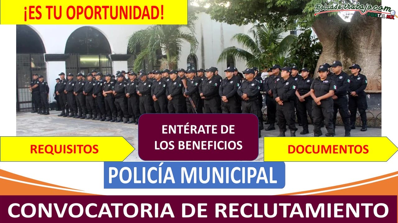 Convocatoria Policía Municipal Valladolid, Yucatán