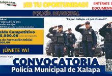 Convocatoria Policía Municipal de Xalapa, Veracruz