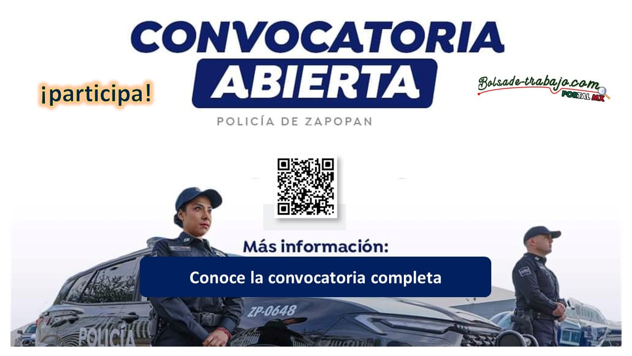 Convocatoria Policía Municipal Zapopan Jalisco
