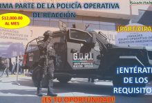 Convocatoria Policía Operativo de Reacción en Chalco, EDOMEX