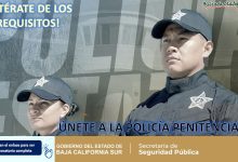 Convocatoria Policía Penitenciario BCS, Baja California Sur