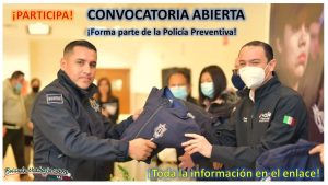 Convocatoria Policía Preventiva de Ciudad Acuña, Coahuila