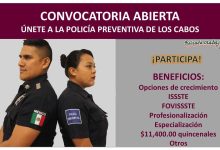 Convocatoria Policía Preventiva de Los Cabos, Baja California Sur