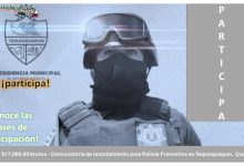 Convocatoria Policía Preventiva en Tequisquiapan, Querétaro