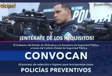 Convocatoria Policía Preventivo en el Estado de Chihuahua