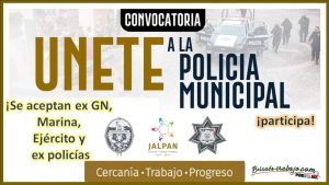 Convocatoria Policía Preventivo en Jalpan de Serra, Querétaro