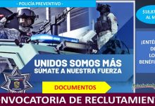 Convocatoria PolicÃ­a Preventivo de Irapuato, Guanajuato