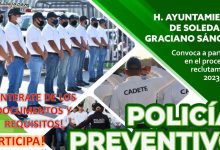 Convocatoria Policía Preventivo Soledad de Graciano Sánchez, San Luis Potosí