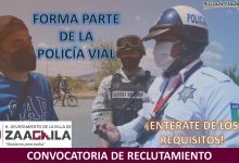 Convocatoria Policía Vial en la villa de Zaachila, Oaxaca