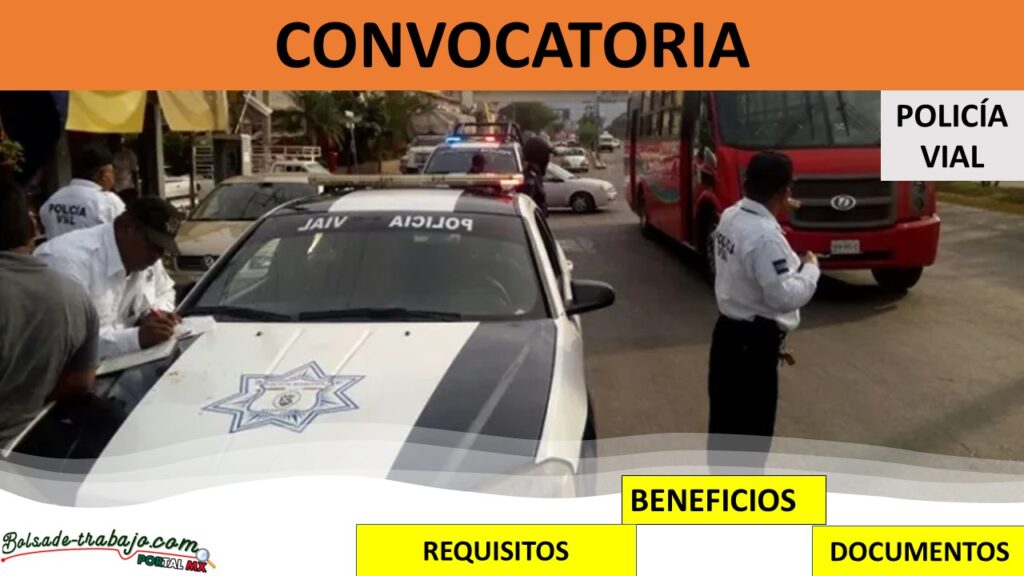 Convocatoria Policía Vial Manzanillo, Colima